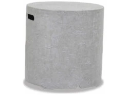 Sunset West Gravelstone Concrete 20'' Wide Round End Table 5 Sunset West Gravelstone Concrete 20'' Wide Round End Table -Patio Vibe Store SW6003RTC1 zm