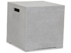 Sunset West Gravelstone 20'' Wide Concrete Square End Table