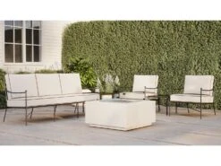 Sunset West Gravelstone 40'' Wide Concrete Square Fire Pit Table 8 Sunset West Gravelstone 40'' Wide Concrete Square Fire Pit Table -Patio Vibe Store SWPRVNCEQCKFRPTLNGSET1NONSTOCK1 zm