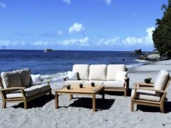 Three Birds Casual Newport Teak 20 Square Low Side Table 11 Three Birds Casual Newport Teak 20 Square Low Side Table -Patio Vibe Store TBMNTEREYLNGSET11 zm