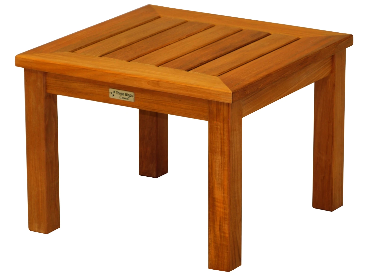 Three Birds Casual Newport Teak 20 Square Low Side Table 6 Three Birds Casual Newport Teak 20 Square Low Side Table - Image 6