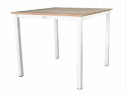 Three Birds Casual SoHo Teak 42" Square Counter Height Table -Patio Vibe Store TBSH42CHT3 zm