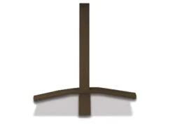 Telescope Casual Value Hammered MGP 36'' Square Balcony Table With Umbrella Hole -Patio Vibe Store TC3X201 zm 1