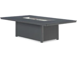 Telescope Casual MGP Aluminum 84''W X 48''D Rectangular Fire Table