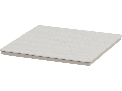 Telescope Casual Origins Marine Grade Polymer Aluminum 42'' Square Counter Height Table With Umbrella Hole 2 Telescope Casual Origins Marine Grade Polymer Aluminum 42'' Square Counter Height Table With Umbrella Hole - Image 2