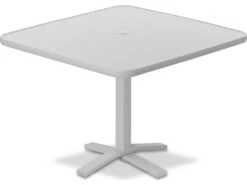Telescope Casual Value Hammered MGP 36'' Square Balcony Table With Umbrella Hole