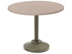 Telescope Casual Value Hammered MGP 48'' Round Counter Table With Umbrella Hole
