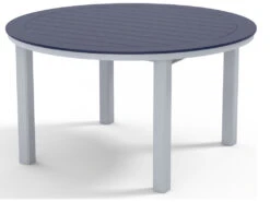 Telescope Casual Marine Grade Polymer 54'' Round Dining Height Table With Umbrella Hole -Patio Vibe Store TCT02038503 zm