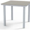 Telescope Casual Marine Grade Polymer 42'' Square Counter Height Table With Umbrella Hole