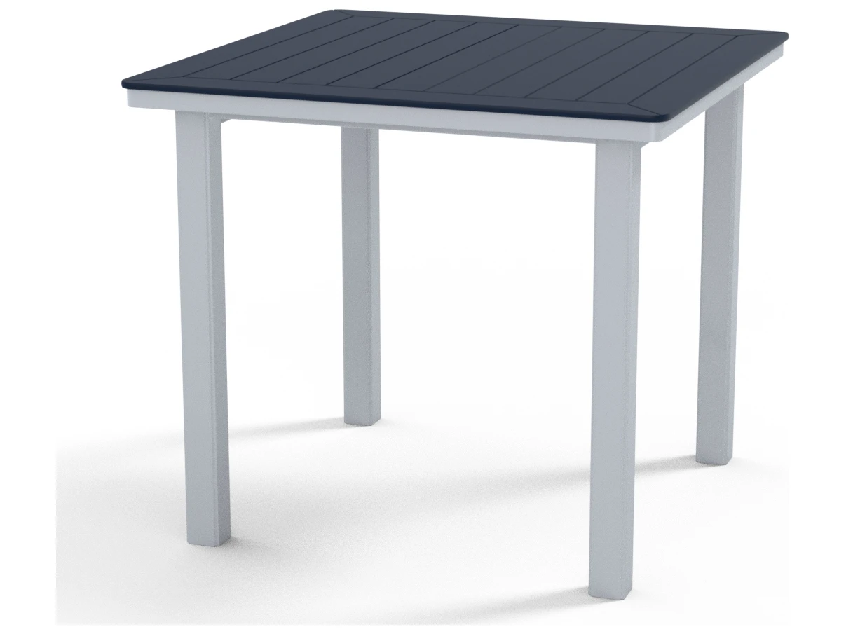 Telescope Casual Marine Grade Polymer 42'' Square Counter Height Table With Umbrella Hole 2 Telescope Casual Marine Grade Polymer 42'' Square Counter Height Table With Umbrella Hole - Image 2