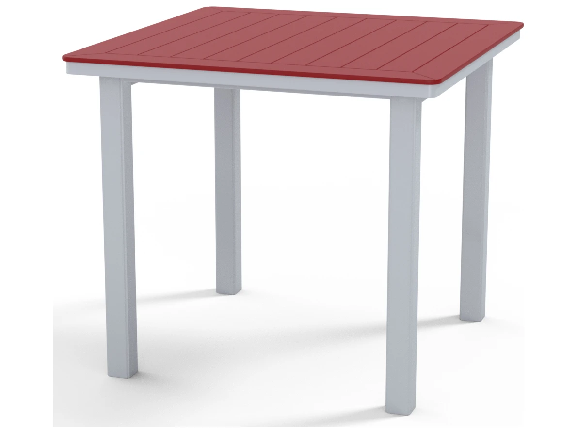 Telescope Casual Marine Grade Polymer 42'' Square Counter Height Table With Umbrella Hole 5 Telescope Casual Marine Grade Polymer 42'' Square Counter Height Table With Umbrella Hole - Image 5