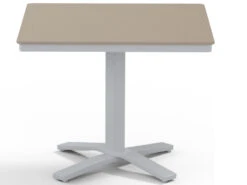 Telescope Casual Marine Grade Polymer 36'' Square Dining Table With Umbrella Hole -Patio Vibe Store TCT1102X2010 zm