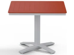 Telescope Casual Marine Grade Polymer 36'' Square Dining Table With Umbrella Hole -Patio Vibe Store TCT1102X2014 zm