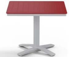 Telescope Casual Marine Grade Polymer 36'' Square Dining Table With Umbrella Hole -Patio Vibe Store TCT1102X2018 zm