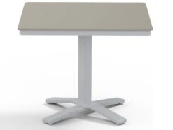 Telescope Casual Marine Grade Polymer 36'' Square Dining Table With Umbrella Hole -Patio Vibe Store TCT1102X2019 zm