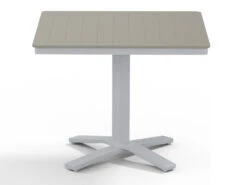 Telescope Casual Marine Grade Polymer 36'' Square Dining Table With Umbrella Hole