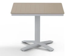 Telescope Casual Marine Grade Polymer 36'' Square Dining Table With Umbrella Hole -Patio Vibe Store TCT1102X203 zm