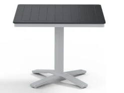 Telescope Casual Marine Grade Polymer 36'' Square Dining Table With Umbrella Hole -Patio Vibe Store TCT1102X205 zm