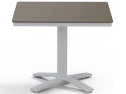 Telescope Casual Marine Grade Polymer 36'' Square Dining Table With Umbrella Hole -Patio Vibe Store TCT1102X206 zm