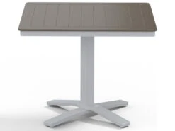 Telescope Casual Marine Grade Polymer 36'' Square Dining Table With Umbrella Hole -Patio Vibe Store TCT1102X207 zm