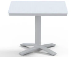 Telescope Casual Marine Grade Polymer 36'' Square Dining Table With Umbrella Hole -Patio Vibe Store TCT1102X209 zm