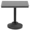 Telescope Casual Marine Grade Polymer 36'' Square Counter Table With Umbrella Hole