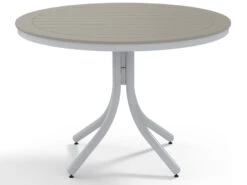 Telescope Casual Marine Grade Polymer 42'' Round Dining Height Table With Umbrella Hole 10 Telescope Casual Marine Grade Polymer 42'' Round Dining Height Table With Umbrella Hole -Patio Vibe Store TCT1202W504 zm