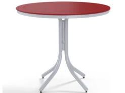 Telescope Casual Marine Grade Polymer 42'' Round Counter Height Table With Umbrella Hole -Patio Vibe Store TCT1203W503 zm