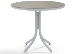 Telescope Casual Marine Grade Polymer 42'' Round Counter Height Table With Umbrella Hole -Patio Vibe Store TCT1203W504 zm