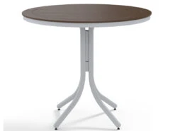 Telescope Casual Marine Grade Polymer 42'' Round Counter Height Table With Umbrella Hole -Patio Vibe Store TCT1203W505 zm