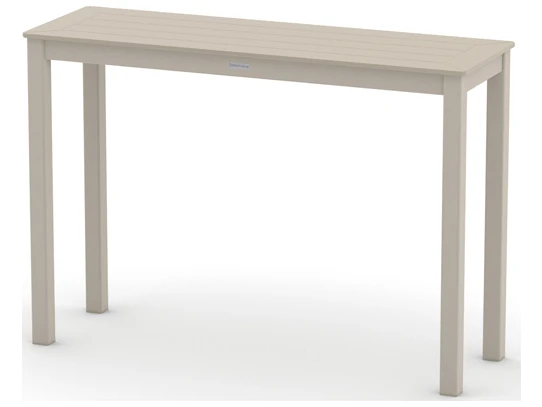 Telescope Casual Marine Grade Polymer Aluminum 54''W X 18''D Rectangular Counter Height Parson Leg Table 1 Telescope Casual Marine Grade Polymer Aluminum 54''W X 18''D Rectangular Counter Height Parson Leg Table