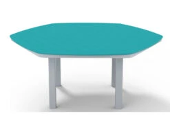 Telescope Casual Marine Grade Polymer 62'' Hexagon Dining Height Table With Umbrella Hole 10 Telescope Casual Marine Grade Polymer 62'' Hexagon Dining Height Table With Umbrella Hole -Patio Vibe Store TCTM002M004 zm