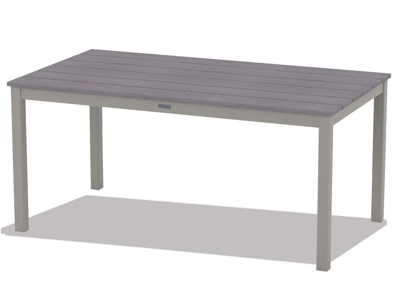 Telescope Casual Marine Grade Polymer 64''W X 36''D Rectangular Counter Table With Umbrella Hole 1 Telescope Casual Marine Grade Polymer 64''W X 36''D Rectangular Counter Table With Umbrella Hole