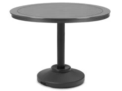 Telescope Casual Marine Grade Polymer 48'' Round Counter Table With Umbrella Hole