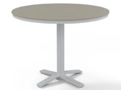 Telescope Casual Marine Grade Polymer 48'' Round Pedestal Counter Height Table With Umbrella Hole 10 Telescope Casual Marine Grade Polymer 48'' Round Pedestal Counter Height Table With Umbrella Hole -Patio Vibe Store TCTM803X204 zm