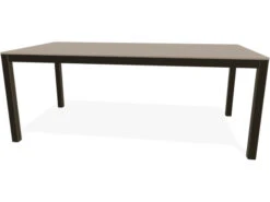 Telescope Casual Marine Grade Polymer 96''W X 48''D Rectangular Counter Height Parson Table With Umbrella Hole