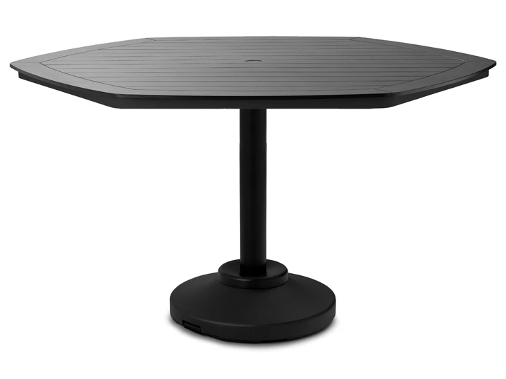 Telescope Casual Marine Grade Polymer 62'' Hexagon Counter Table With Umbrella Hole 1 Telescope Casual Marine Grade Polymer 62'' Hexagon Counter Table With Umbrella Hole