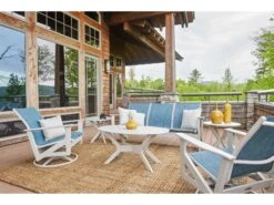 Telescope Casual Wexler Marine Grade Polymer 23'' Round End Table -Patio Vibe Store TCWXLRMGPSLNGSET1 zm