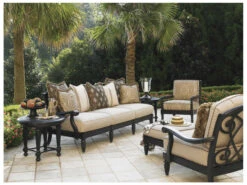 Tommy Bahama Outdoor Kingstown Sedona Cast Aluminum 27'' Round End Table 5 Tommy Bahama Outdoor Kingstown Sedona Cast Aluminum 27'' Round End Table -Patio Vibe Store TR31909533 zm