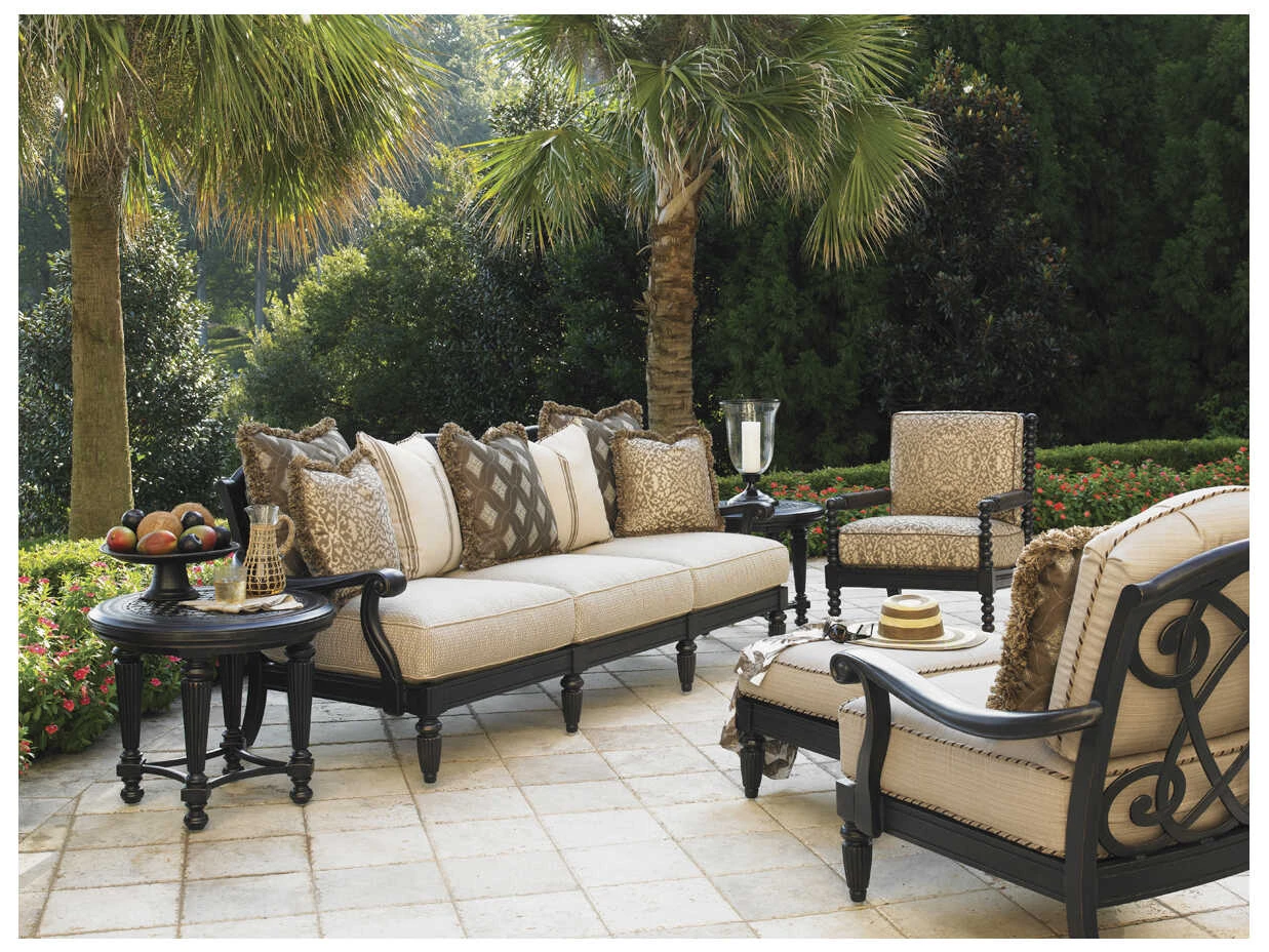 Tommy Bahama Outdoor Kingstown Sedona Cast Aluminum 27'' Round End Table 3 Tommy Bahama Outdoor Kingstown Sedona Cast Aluminum 27'' Round End Table - Image 3