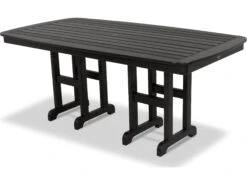 Trex® Outdoor Furniture™ Yacht Club Recycled Plastic 72''W X 37''D Rectangular Dining Table With Umbrella Hole