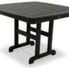 Trex® Outdoor Furniture™ Yacht Club Recycled Plastic 44'' Square Dining Table With Umbrella Hole