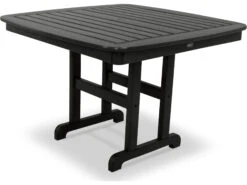Trex® Outdoor Furniture™ Yacht Club Recycled Plastic 44'' Square Dining Table With Umbrella Hole