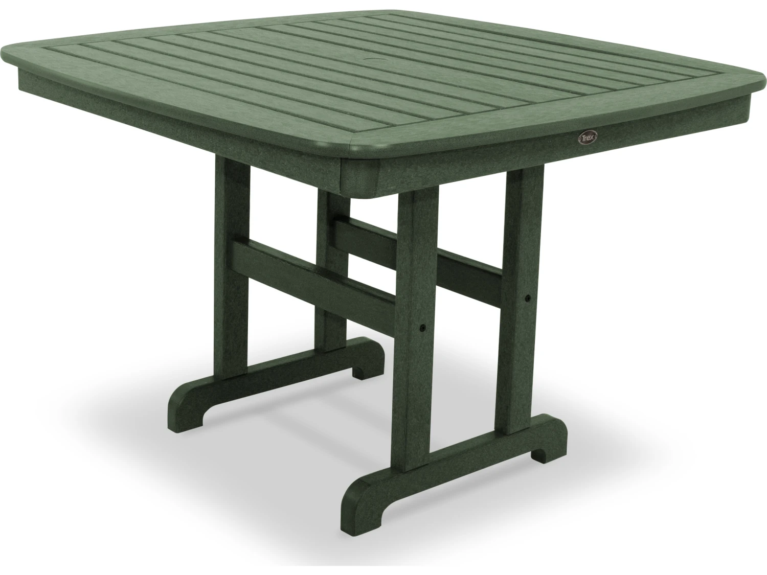 Trex® Outdoor Furniture™ Yacht Club Recycled Plastic 44'' Square Dining Table With Umbrella Hole 3 Trex® Outdoor Furniture™ Yacht Club Recycled Plastic 44'' Square Dining Table With Umbrella Hole - Image 3