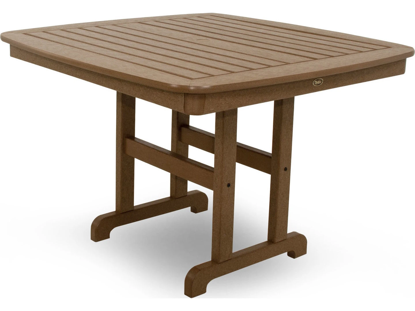 Trex® Outdoor Furniture™ Yacht Club Recycled Plastic 44'' Square Dining Table With Umbrella Hole 6 Trex® Outdoor Furniture™ Yacht Club Recycled Plastic 44'' Square Dining Table With Umbrella Hole - Image 6