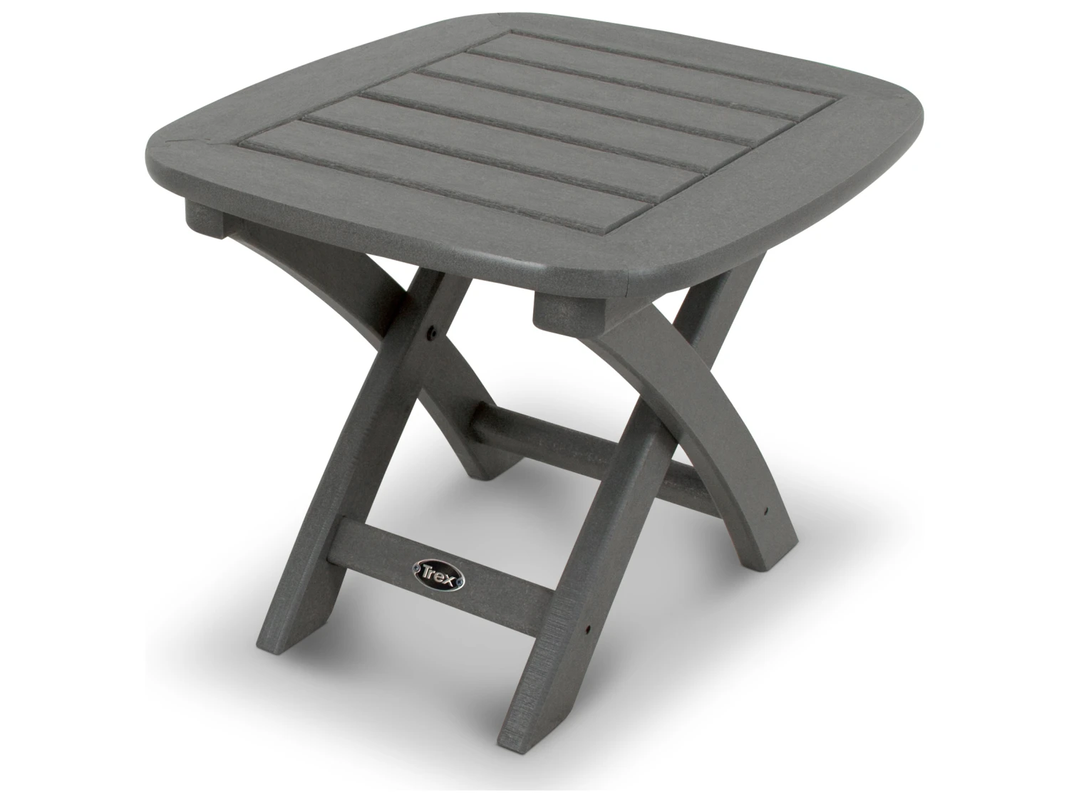 Trex® Outdoor Furniture™ Yacht Club Recycled Plastic 21''W X 18''D Rectangular End Table 15 Trex® Outdoor Furniture™ Yacht Club Recycled Plastic 21''W X 18''D Rectangular End Table - Image 15