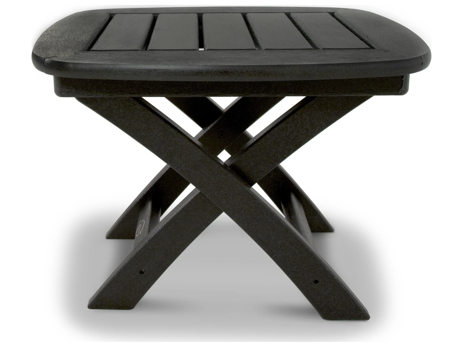 Trex® Outdoor Furniture™ Yacht Club Recycled Plastic 21''W X 18''D Rectangular End Table 2 Trex® Outdoor Furniture™ Yacht Club Recycled Plastic 21''W X 18''D Rectangular End Table - Image 2