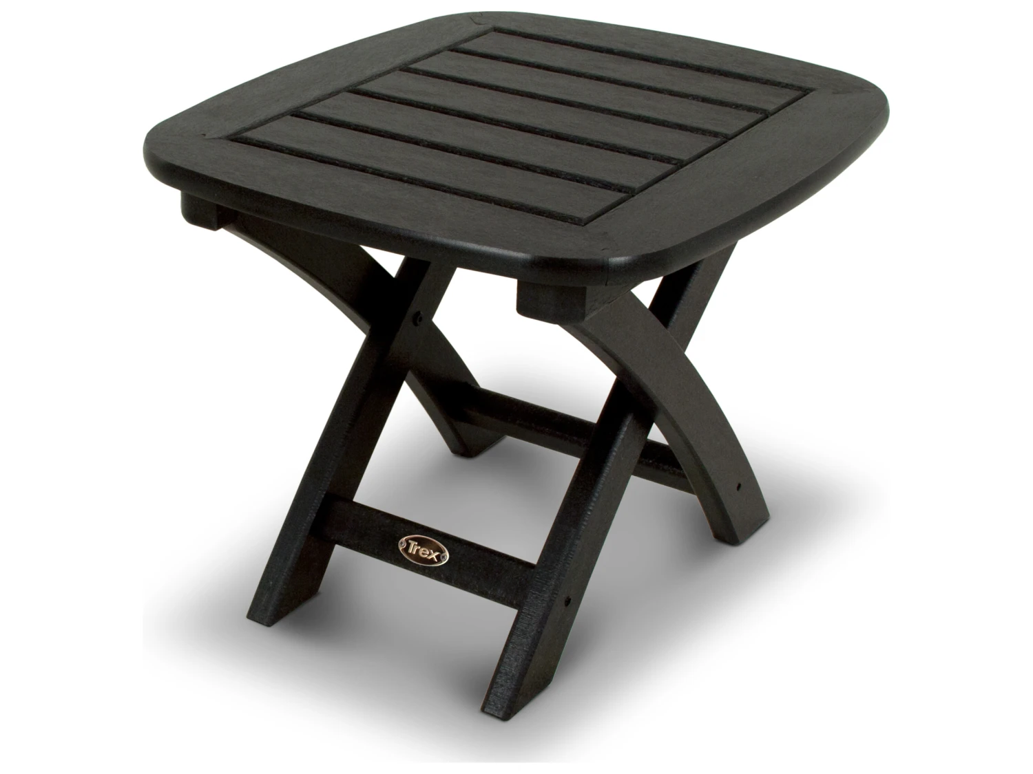 Trex® Outdoor Furniture™ Yacht Club Recycled Plastic 21''W X 18''D Rectangular End Table 3 Trex® Outdoor Furniture™ Yacht Club Recycled Plastic 21''W X 18''D Rectangular End Table - Image 3