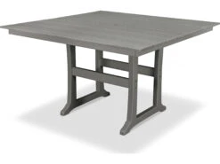 Trex® Outdoor Furniture™ Farmhouse Trestle 59'' Square Counter Table With Umbrella Hole 11 Trex® Outdoor Furniture™ Farmhouse Trestle 59'' Square Counter Table With Umbrella Hole -Patio Vibe Store TRXTXPLR85T1L15 zm