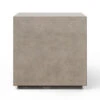 Urbia Outdoor Bloc Dark Grey 21'' Concrete Square End Table